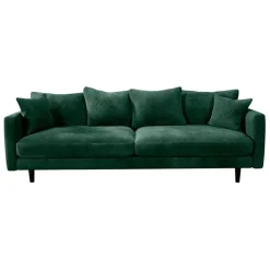 Fabrique de Styles Canapé fixe 4 places Marius - Effet Velours - Seven Turtle* Canapés Fixes