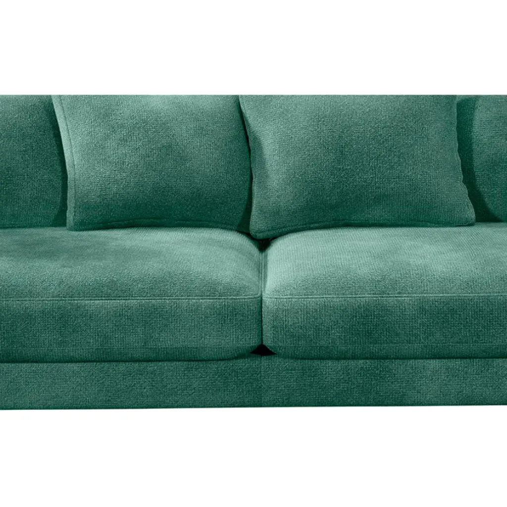 Fabrique de Styles Canapé fixe 4 places Marius - Effet Velours - Seven Turtle* Canapés Fixes