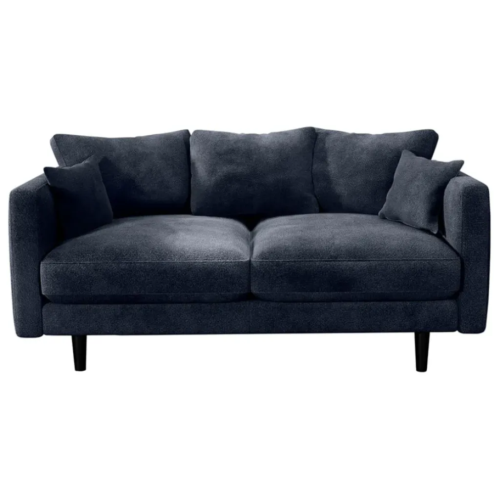 Fabrique de Styles Canapé fixe 4 places Marius - Effet Velours - Seven Turtle* Canapés Fixes