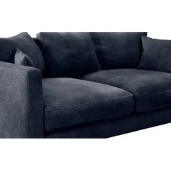 Fabrique de Styles Canapé fixe 4 places Marius - Effet Velours - Seven Turtle* Canapés Fixes