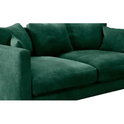 Fabrique de Styles Canapé fixe 4 places Marius - Effet Velours - Seven Turtle* Canapés Fixes