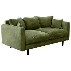 Fabrique de Styles Canapé fixe 4 places Marius - Effet Velours - Seven Turtle* Canapés Fixes