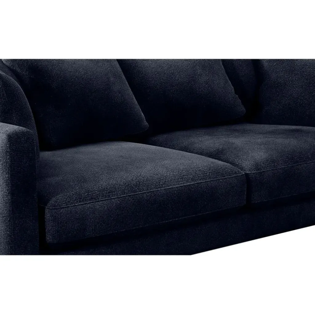 Fabrique de Styles Canapé fixe 4 places Marius - Effet Velours - Seven Turtle* Canapés Fixes