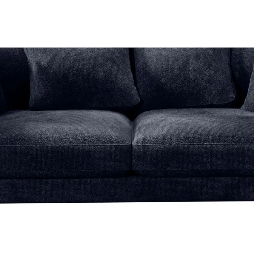 Fabrique de Styles Canapé fixe 4 places Marius - Effet Velours - Seven Turtle* Canapés Fixes