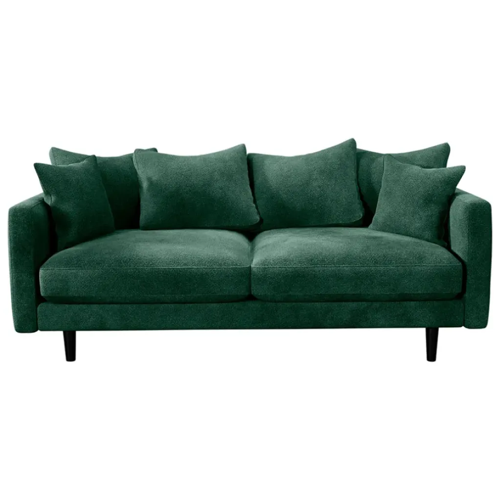 Fabrique de Styles Canapé fixe 4 places Marius - Effet Velours - Seven Turtle* Canapés Fixes