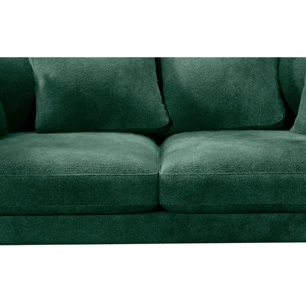 Fabrique de Styles Canapé fixe 4 places Marius - Effet Velours - Seven Turtle* Canapés Fixes