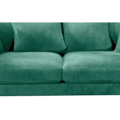Fabrique de Styles Canapé fixe 4 places Marius - Effet Velours - Seven Turtle* Canapés Fixes