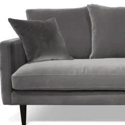 Fabrique de Styles Canapé fixe 4 places Marius - Velours Vintage - Adore Gold* Canapés Fixes