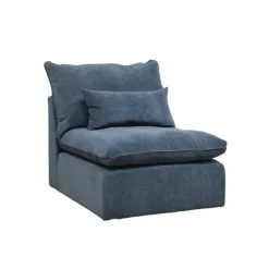 Fabrique de Styles Canapé modulable 3 places é avec pouf - Auguste* Canapés Modulables