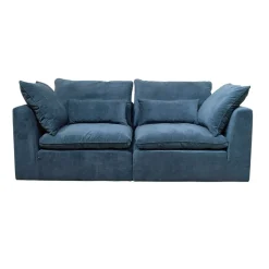 Fabrique de Styles Canapé modulable 3 places é avec pouf - Auguste* Canapés Modulables