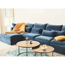 Fabrique de Styles Canapé modulable 4 places é avec pouf - Auguste* Canapés Modulables