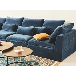 Fabrique de Styles Canapé modulable 4 places é avec pouf - Auguste* Canapés Modulables