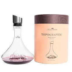 Fabrique de Styles Carafe à decanter Mont Blanc - Topographic* Carafes Et Pichets
