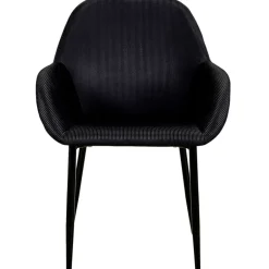 Fabrique de Styles Chaise avec accoudoirs en velours côtelé - Julia* Chaises