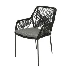 Fabrique de Styles Chaise de jardin empilable en résine tressée - Seville*Enfant Chaises, Fauteuils|Jardin