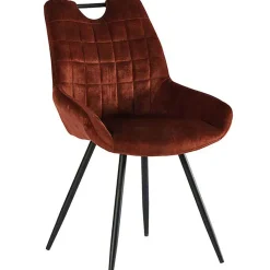 Fabrique de Styles Chaise de salle à manger en velours - Dana* Chaises