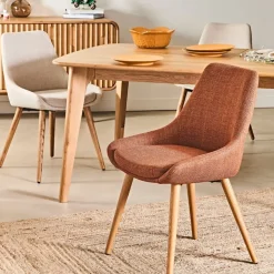 Fabrique de Styles Chaise de salle à manger en tissu - Ben* Chaises