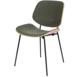 Fabrique de Styles Chaise de salle à manger en tissu et chêne - Atlanta* Chaises