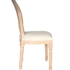 Fabrique de Styles Chaise medaillon en bois d'hévea et cannage* Chaises