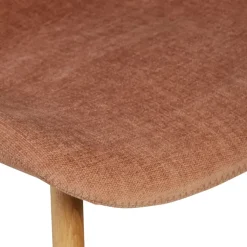 Fabrique de Styles Chaise salle à manger en tissu soft touch nèfle - Keri* Chaises