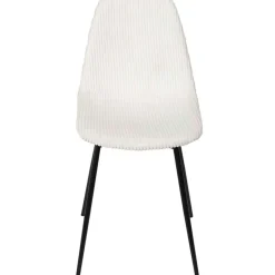 Fabrique de Styles Chaise salle à manger en velours côtelé beige - Scarlett* Chaises