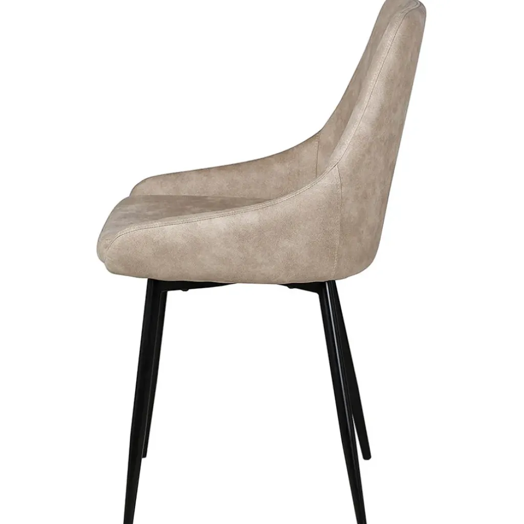 Fabrique de Styles Chaise salle à manger tissu effet daim - Ben* Chaises