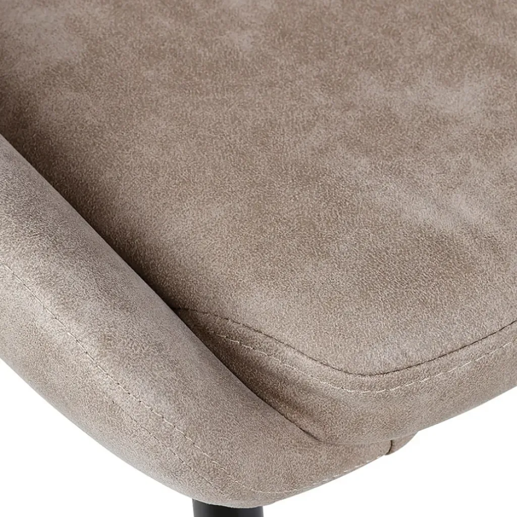 Fabrique de Styles Chaise salle à manger tissu effet daim - Ben* Chaises