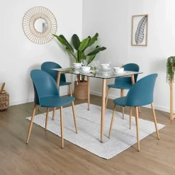 Fabrique de Styles Chaise scandinave bergen canard* Chaises