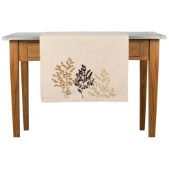 Fabrique de Styles Chemin table en coton avec broderies 160x50cm - Adelie* Chemins De Table