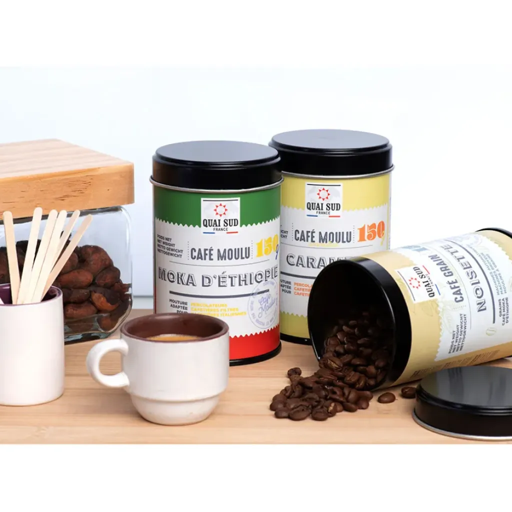 Fabrique de Styles Coffret 6 cafés aromatisés moulus - 6 recettes en boîte xs* Cafés, Thés Et Infusions