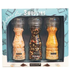 Fabrique de Styles Coffret 3 moulins modulables - collection hiver* Condiments Et Épices