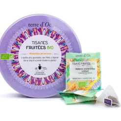 Fabrique de Styles Coffret 40 mousselines mes jolies tisanes bio* Cafés, Thés Et Infusions