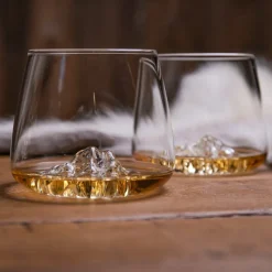 Fabrique de Styles Coffret de 2 verres Mont Blanc et Everest - Topographic* Verres À Alcool