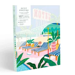Fabrique de Styles Coffret peinture au numéro - the motel pool* Loisirs Créatifs