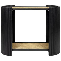 Fabrique de Styles Console 2 niveaux en rotin et bambou - Saori* Consoles