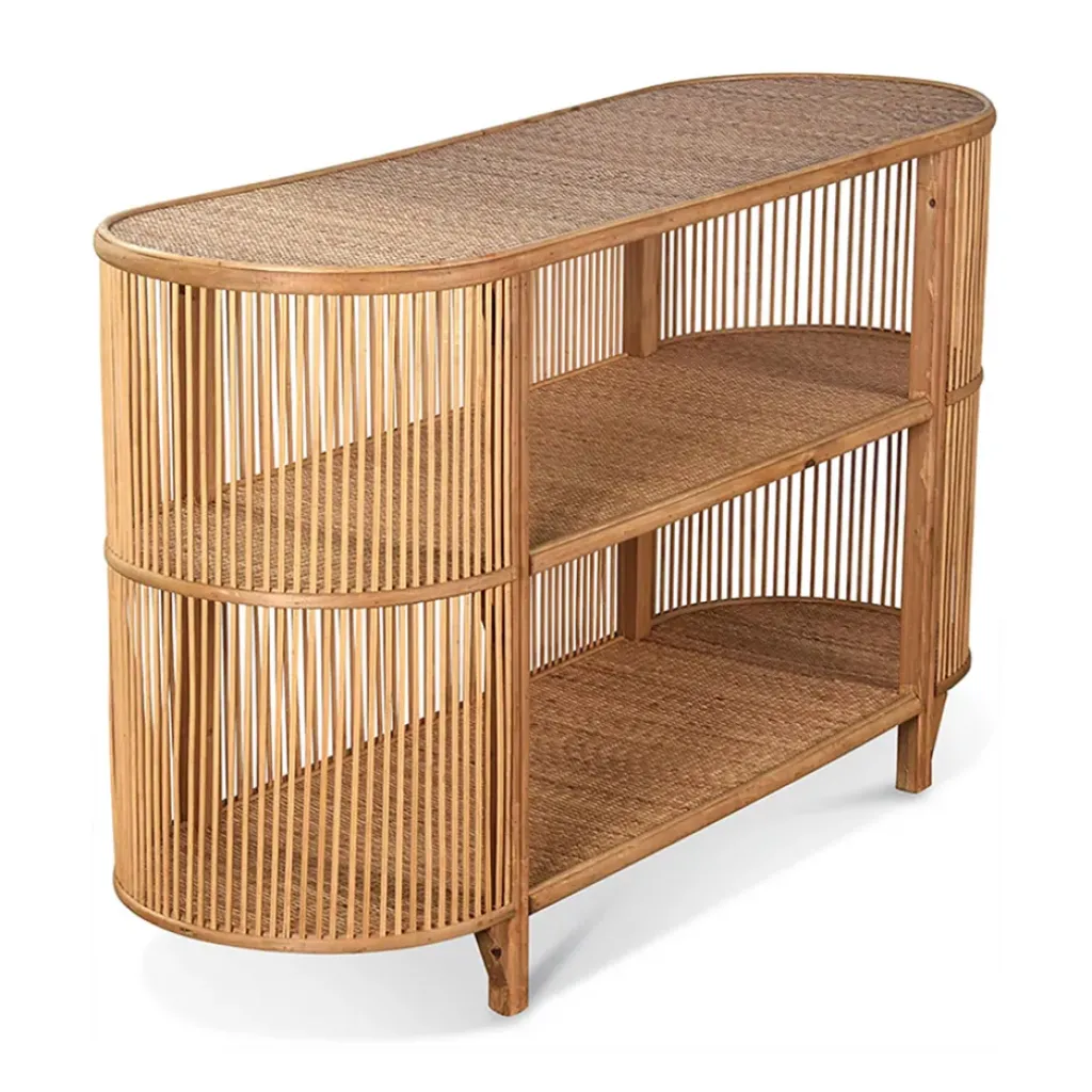 Fabrique de Styles Console 2 étagères en rotin - Romeo* Consoles