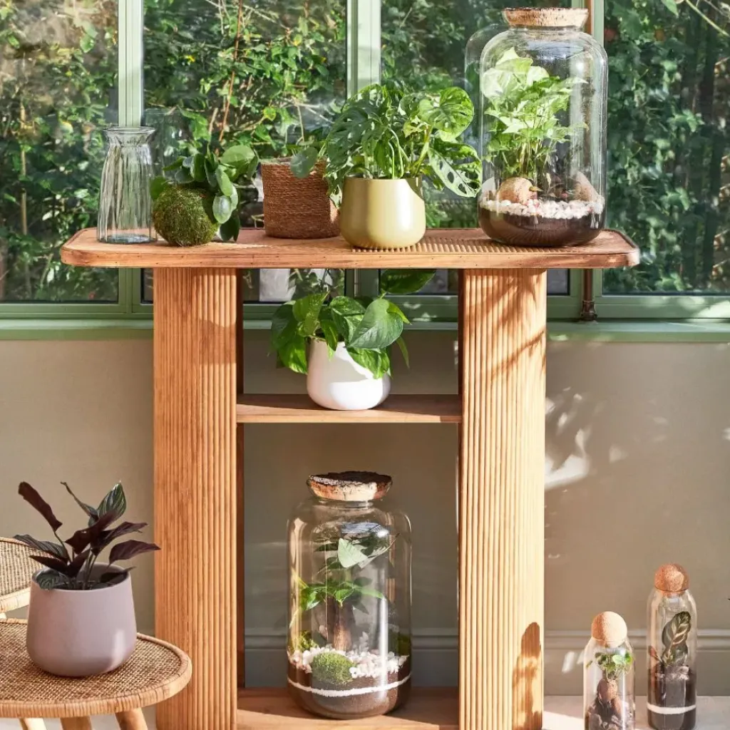 Fabrique de Styles Console en bambou et sapin - Saori* Consoles