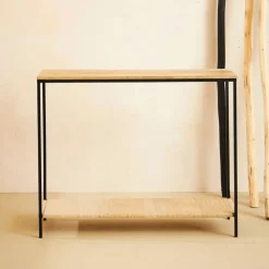 Fabrique de Styles Console en manguier et fer noir 100x35xh80cm - Maderia* Consoles