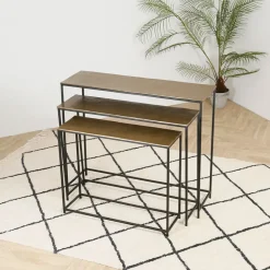 Fabrique de Styles Console gigogne (x3) en fer - Felia* Consoles