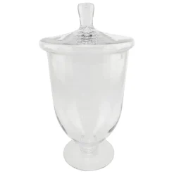Fabrique de Styles Coupe sur pied en verre avec couvercle d21cm - Eloise* Bonbonnières, Cloches Et Coupes