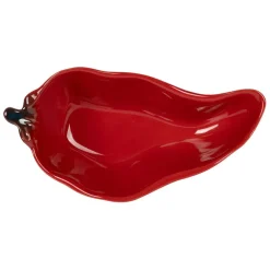 Fabrique de Styles Coupelle en forme de piment en grès 18x8.5cm* Bols Et Coupelles