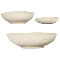 Fabrique de Styles Coupes irrégulières x3 écru en aluminium - blue sand* Petits Objets Déco