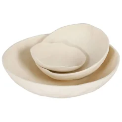 Fabrique de Styles Coupes irrégulières x3 écru en aluminium - blue sand* Petits Objets Déco