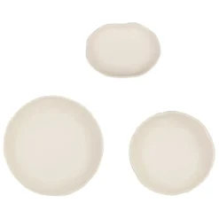 Fabrique de Styles Coupes irrégulières x3 écru en aluminium - blue sand* Petits Objets Déco