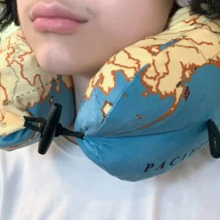 Fabrique de Styles Coussin de voyage gonflable carte du monde* Voyage Et Exploration