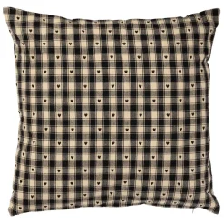 Fabrique de Styles Coussin en coton vichy 45x45cm - Campagne* Coussins Et Housses
