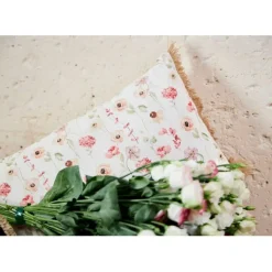 Fabrique de Styles Coussin en lin fleur des champs 50x30cm - Louise* Coussins Et Housses