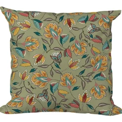 Fabrique de Styles Coussin extérieur en coton 40x40cm - Kerala*Enfant Textiles Outdoor|Jardin