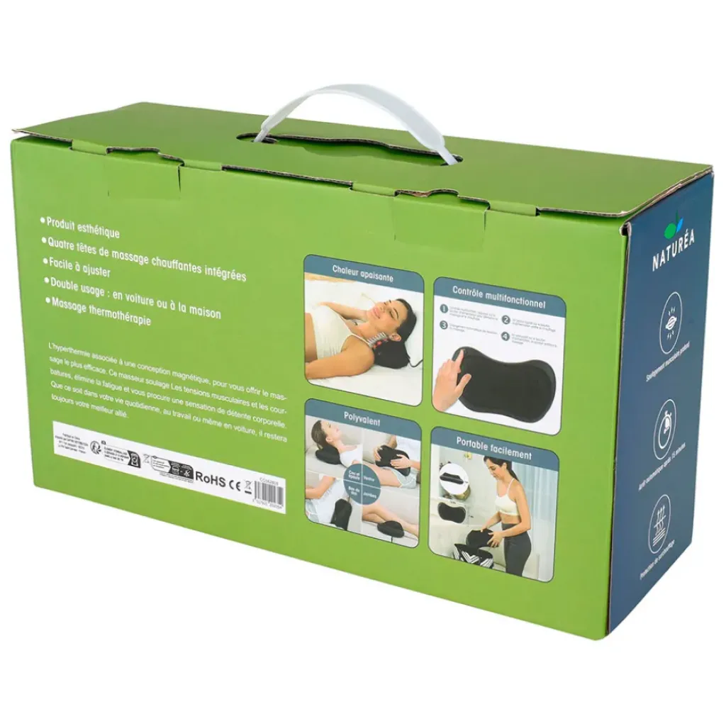 Fabrique de Styles Coussin massage noir* Relaxation Et Massage