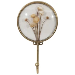 Fabrique de Styles Crochet en fer (x2) fleurs séchées* Patères